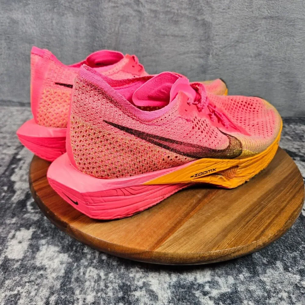 Nike ZoomX VaporFly Next% 3 Shoes Mens Size 12 Pink Athletic Running Sneakers